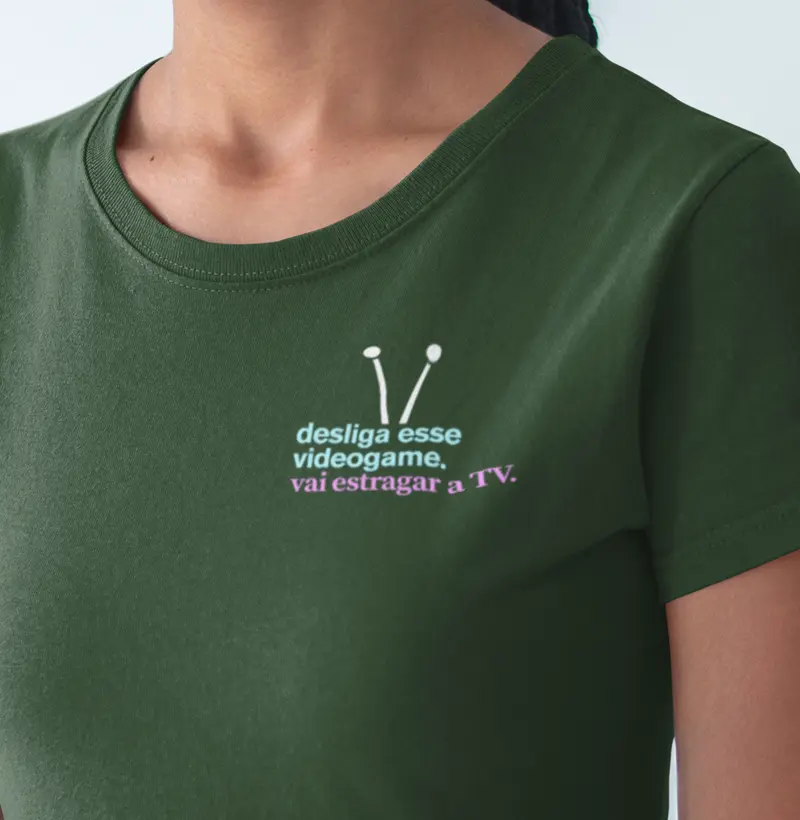Desliga esse videogame. Vai estragar a TV.