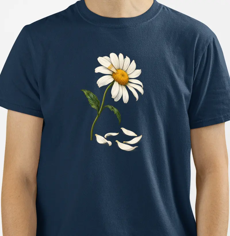 Camiseta Flor Gestual 