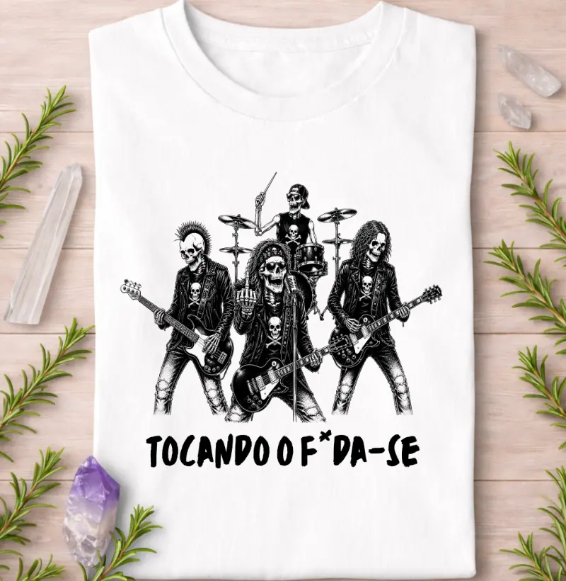 Tocando o f*da-se Caveiras Mono