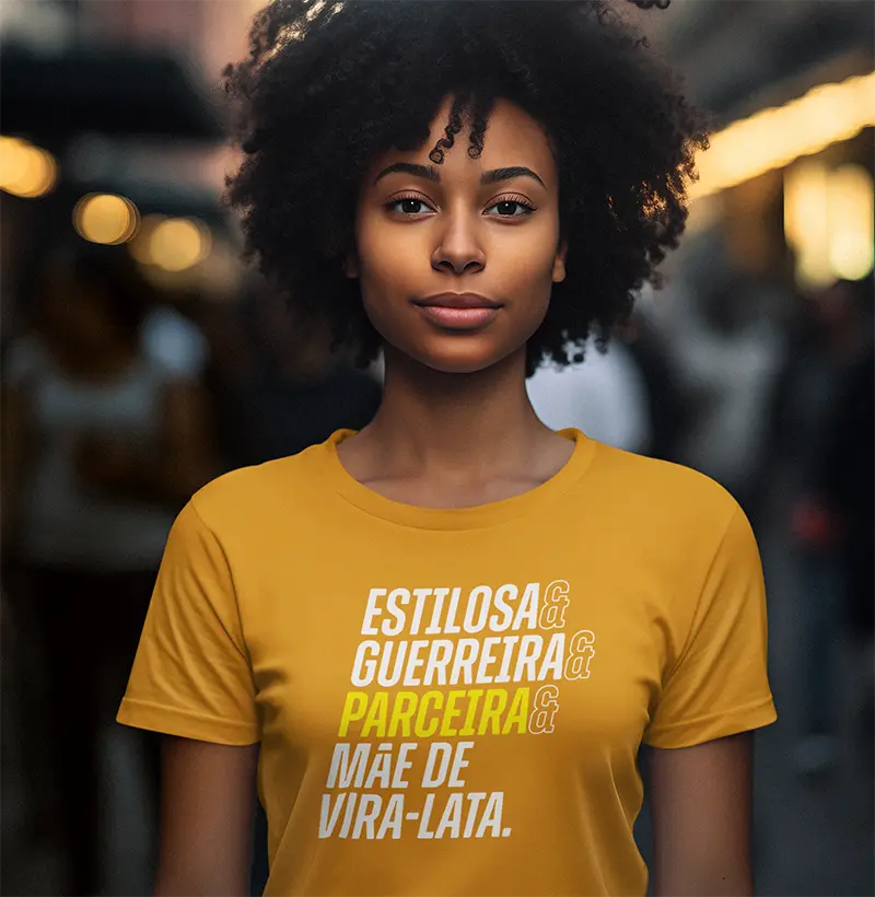 Camiseta Mãe de Vira-Lata