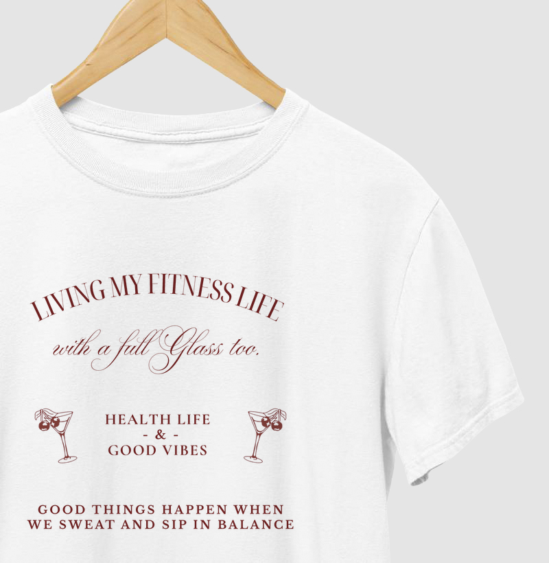 Fitness life, full glass too