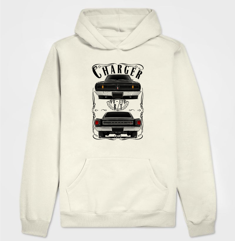 Moletom com capuz Charger R/T vintage