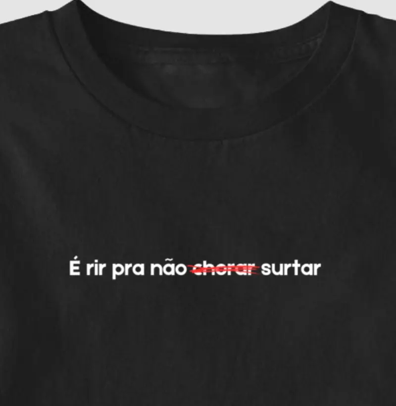É rir pra não surtar