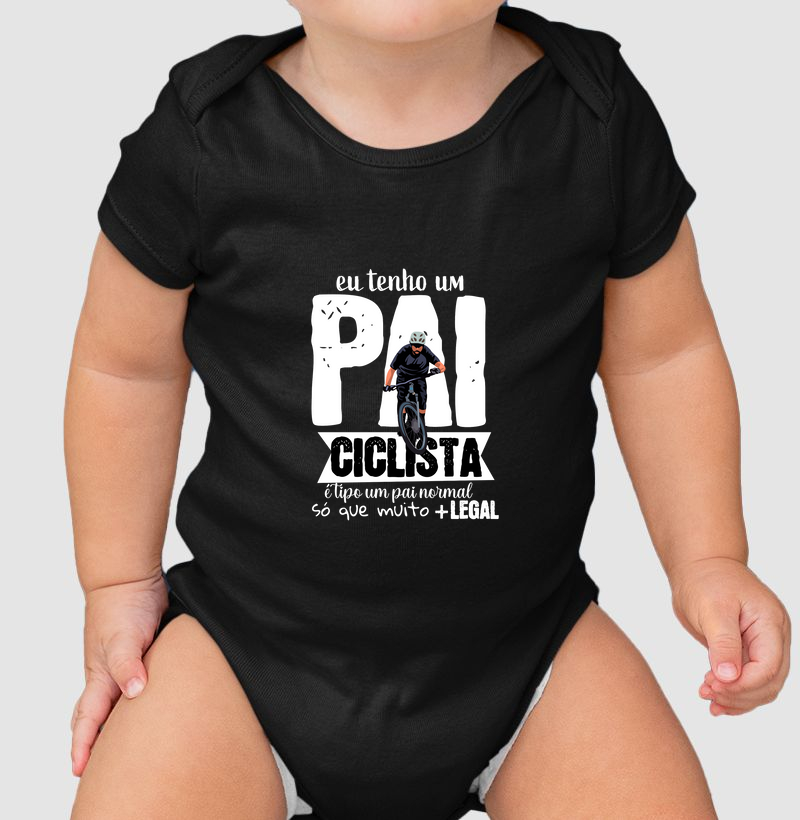 Body Infantil Eu Tenho Um Pai Ciclista - GoodTrail