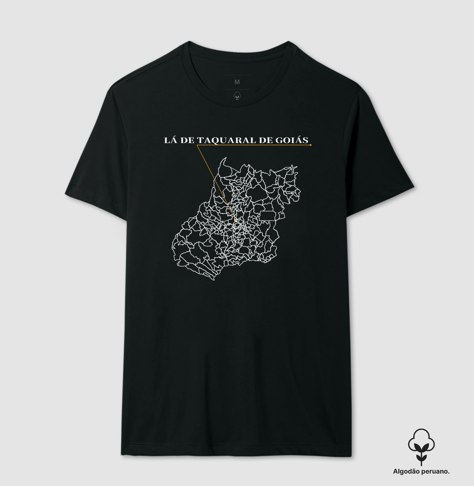 Taquaral de Goiás | Origem GO - Camiseta Algodão Peruano
