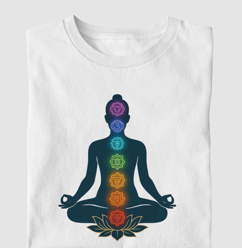 OS  CHAKRAS E A FLOR DE LOTUS