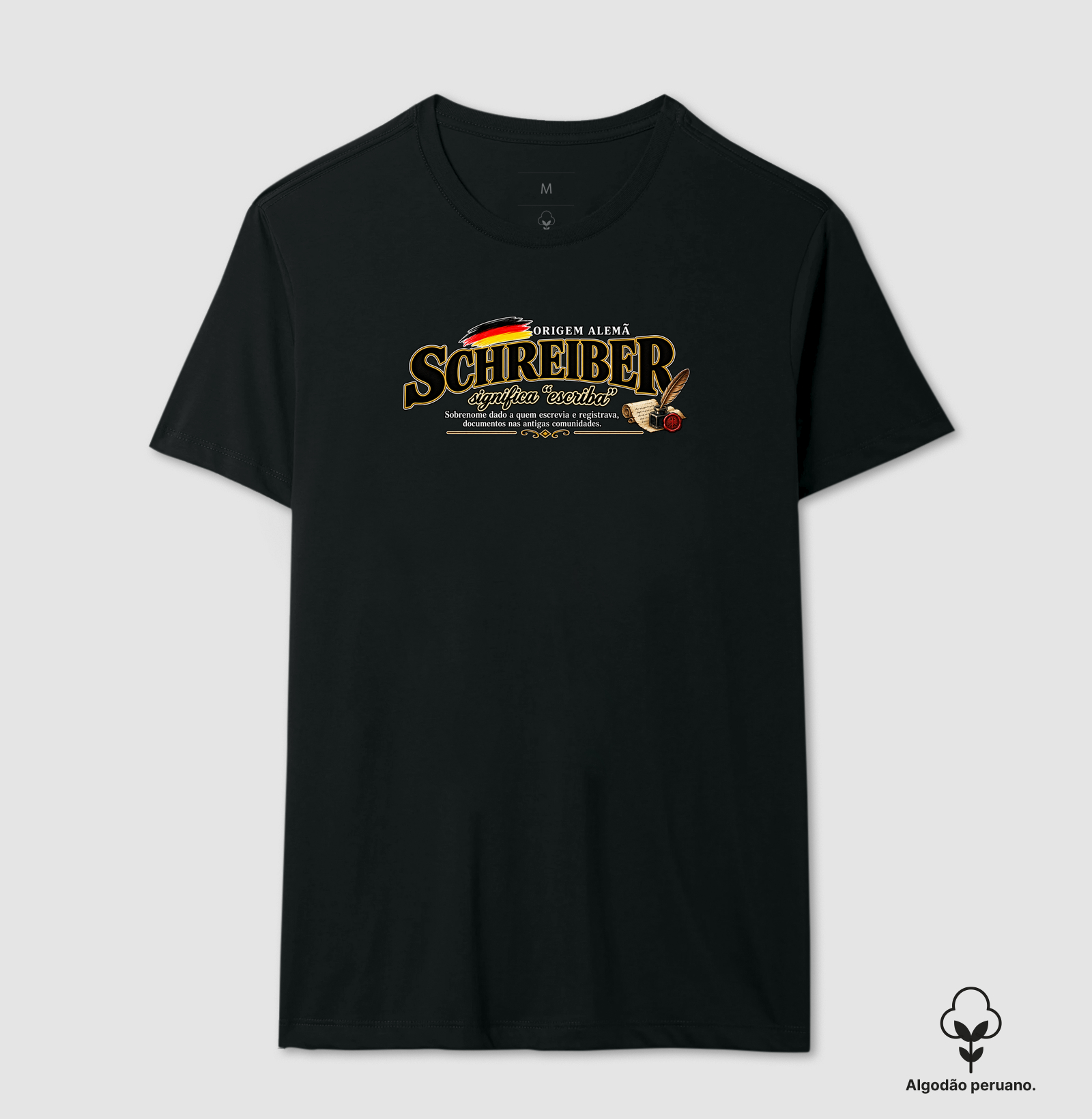 Schreiber  - Camiseta Algodão Peruano