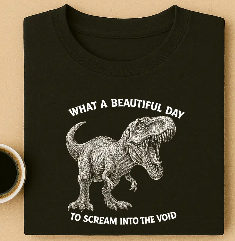 What a beautiful day to scream into the void