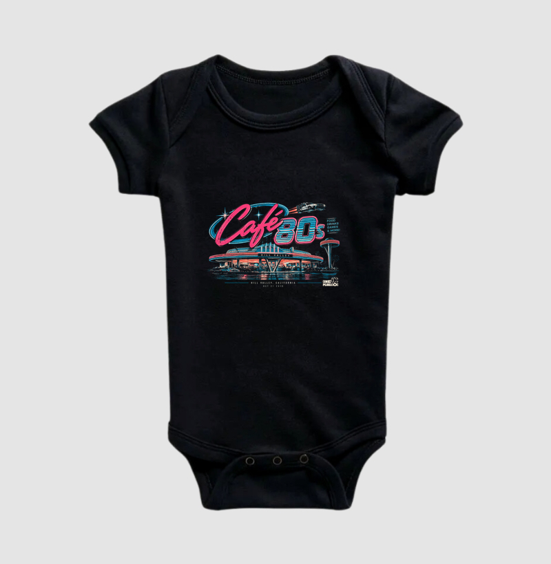 Café 80s Hill Valley - Body Infantil