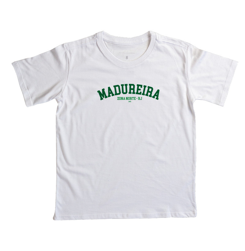 Madureira - Verde e Branco - Camiseta Infantil