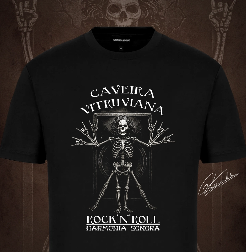Caveira Vitruviana – O Rock em Proporções Perfeitas