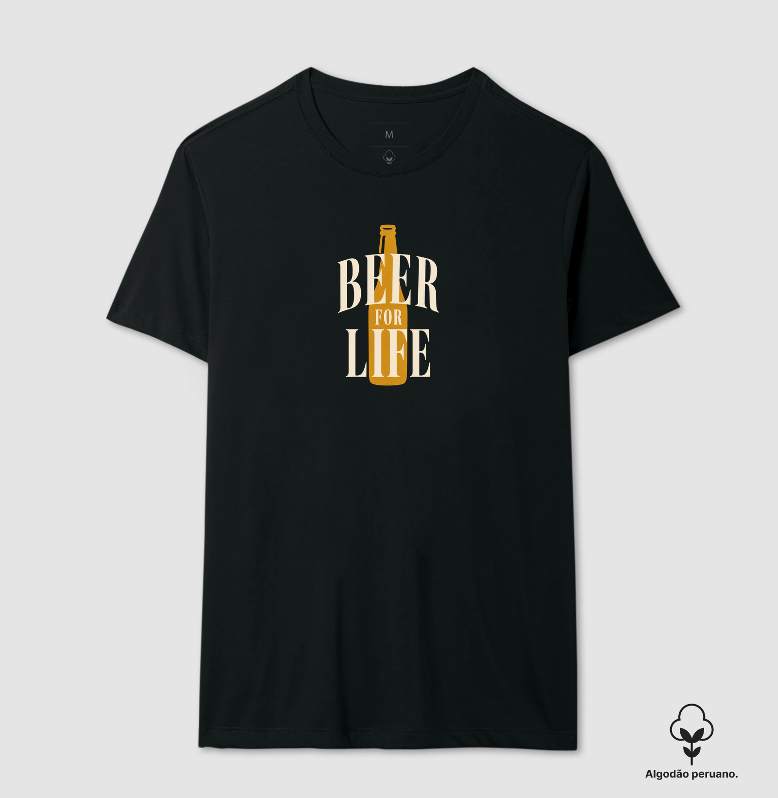 Beer for life - Camiseta Algodão Peruano
