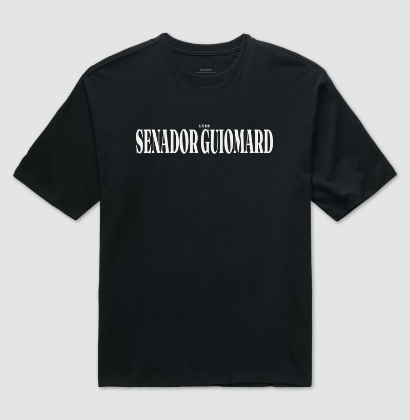 Senador Guiomard | Tipografia AC - Camiseta Oversized