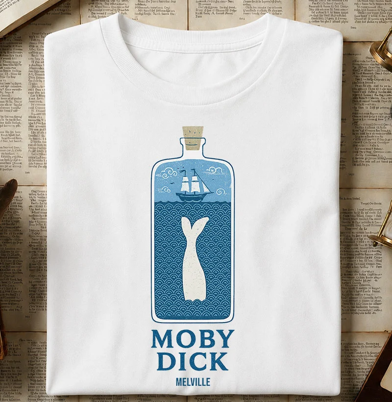 Moby Dick - Melville - Camiseta