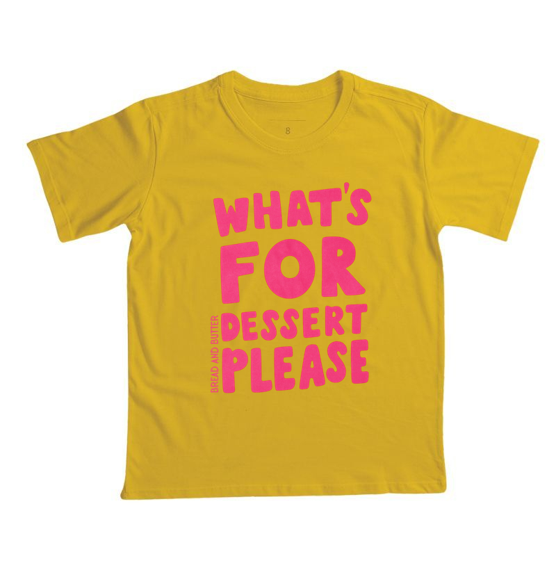 Camiseta Infantil Dessert Please