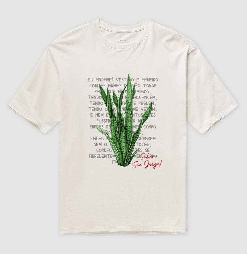 Oversized - Espada de São Jorge + oração