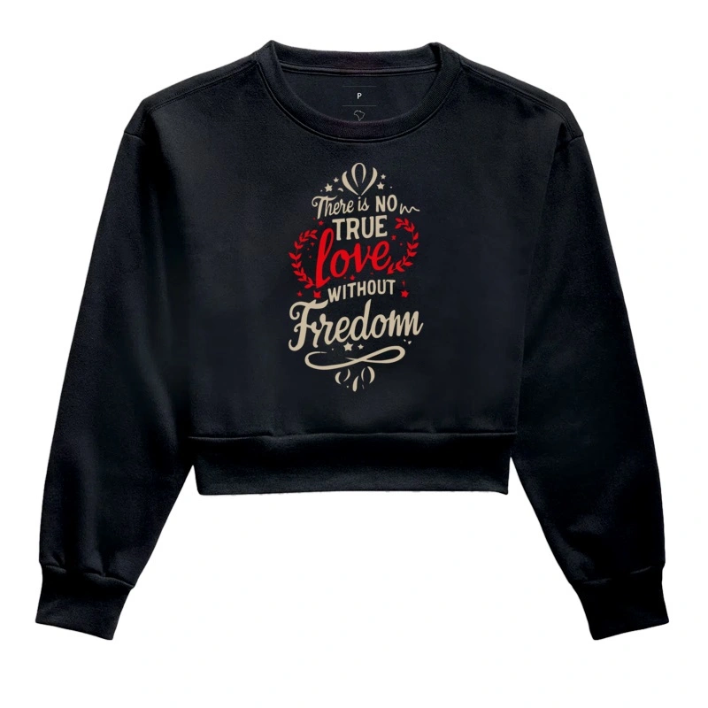 Cropped Moletom Liberdade