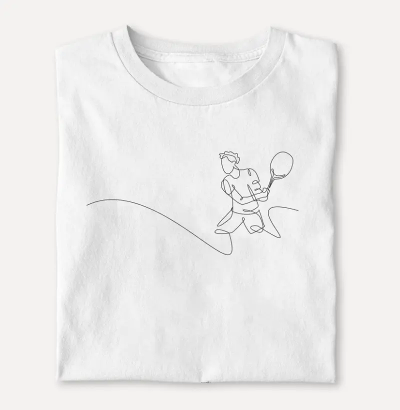 TENISTA MASCULINA MINIMALISTA