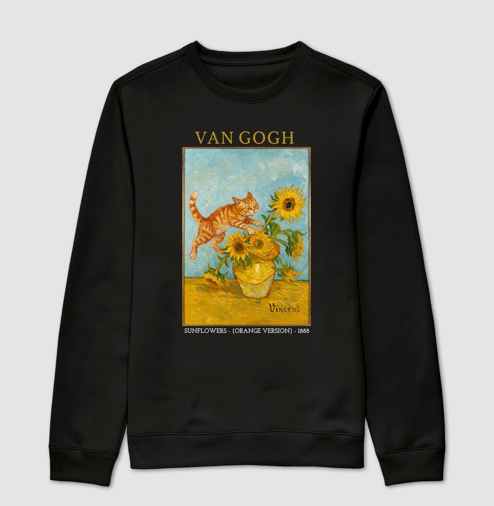 Van Gogh - Sunflowers Versão Laranjinha