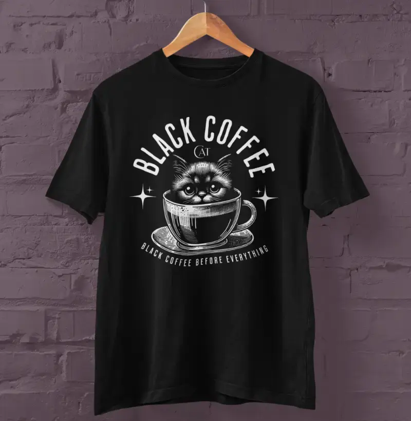 Camiseta Gato da Xícara