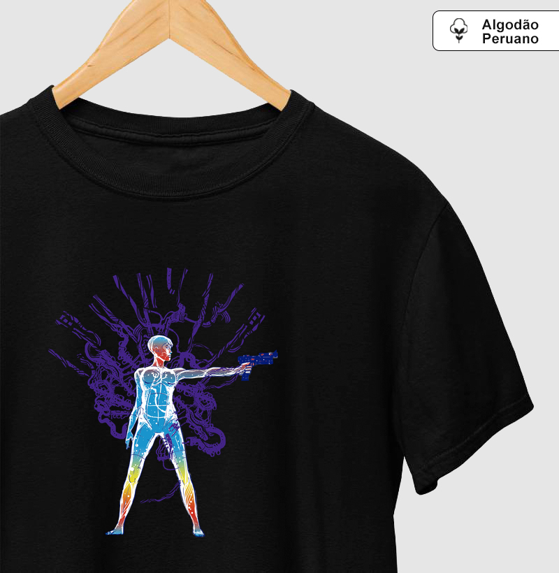 Camiseta Ghost In The Machine Algodão Peruano - Camiseta Algodão Peruano