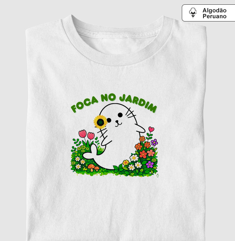 Foca no jardim