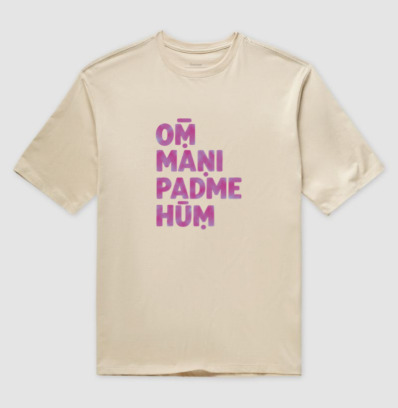 Om Mani Padme Hum - Camiseta Oversized