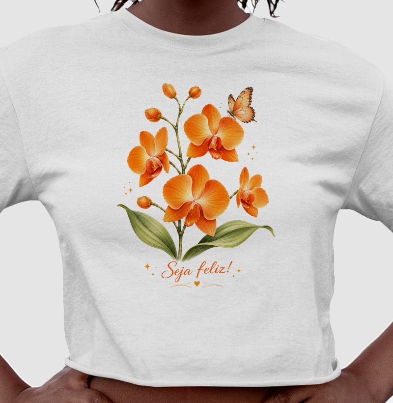 Camiseta Seja Feliz