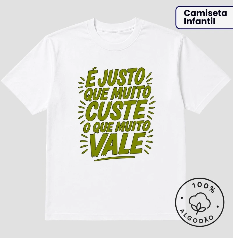 É justo que muito custe I