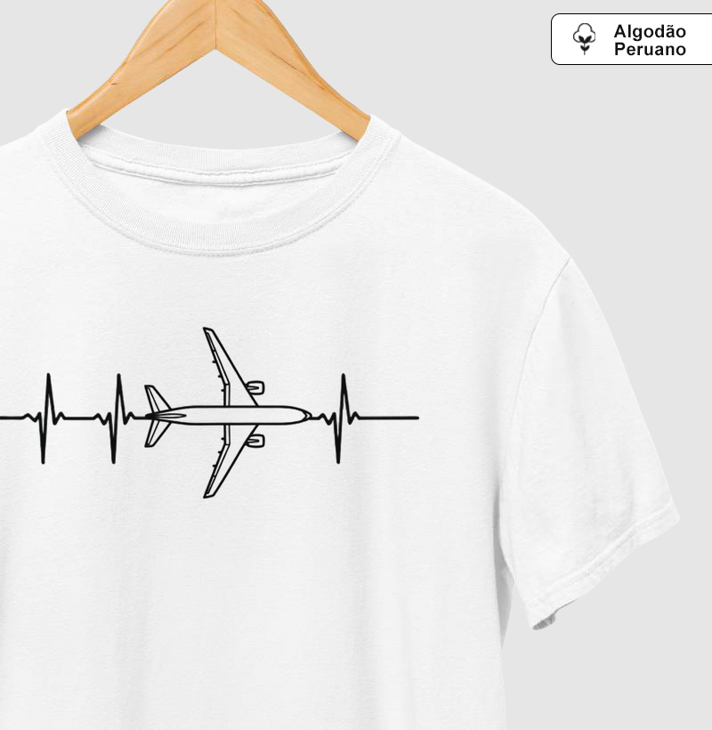 Heartbeat - Jet plane | Algodão Peruano