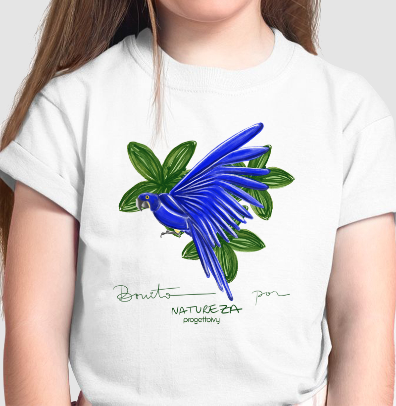 T shirt Bonito por natureza infantil