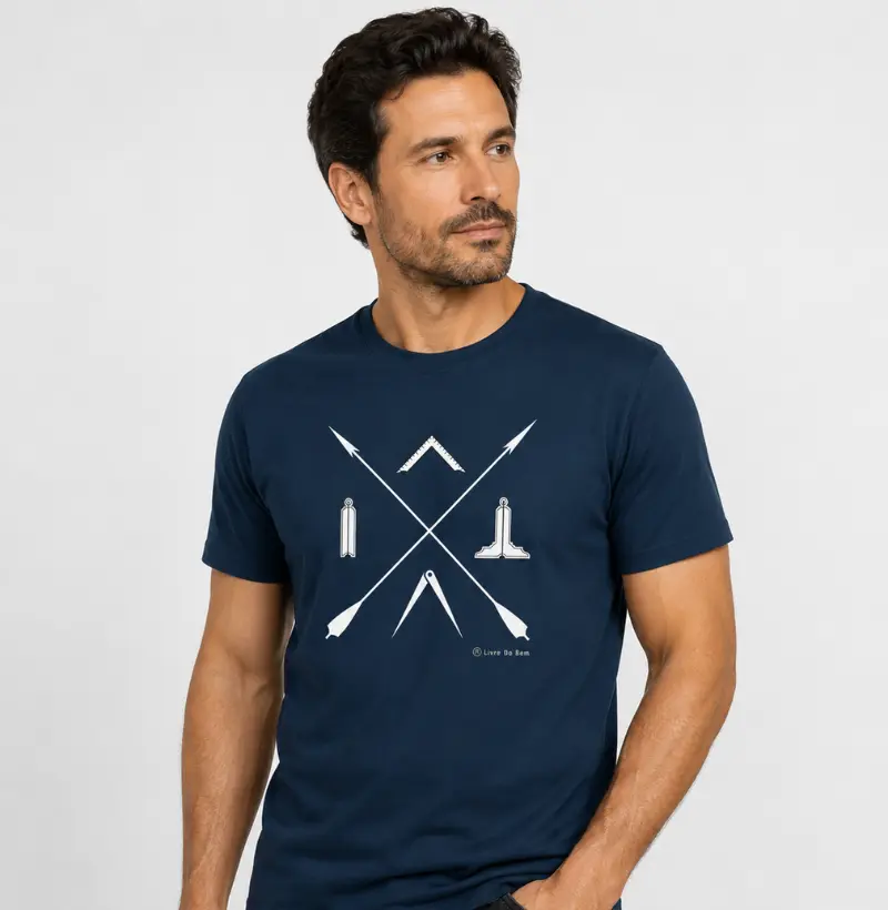 Camiseta maçonaria  Jóias FLECHAS 