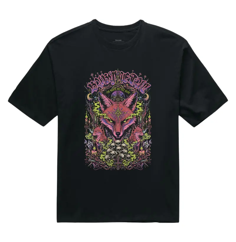 Camiseta Oversized Babymetal The Spirit Fox