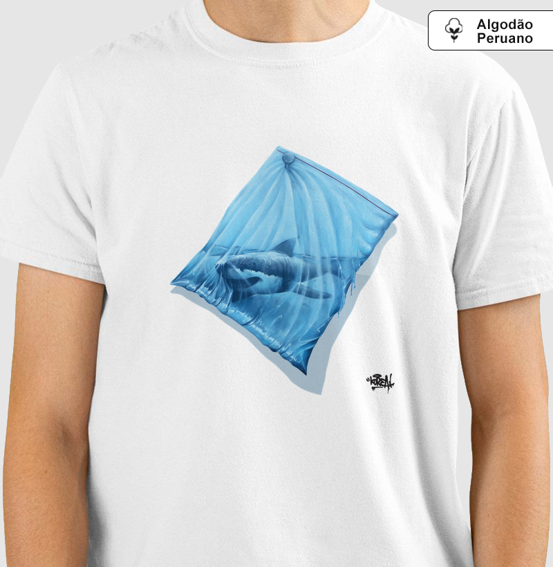 Korea | Tubarão — Camiseta Premium (Algodão Peruano)