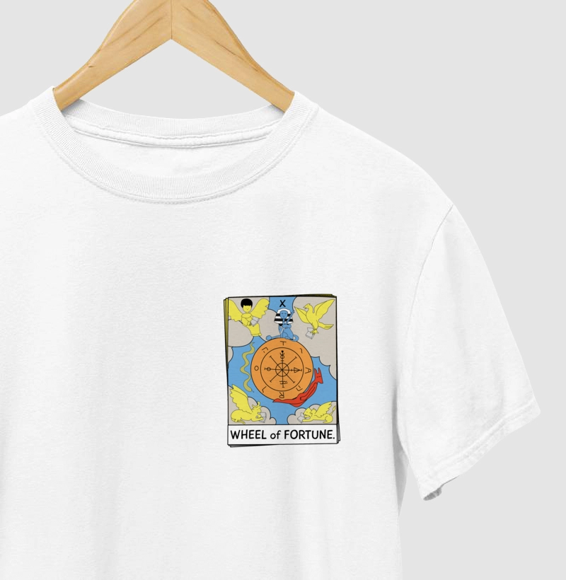 Camiseta Wheel of Fortune - Estampa Tarot