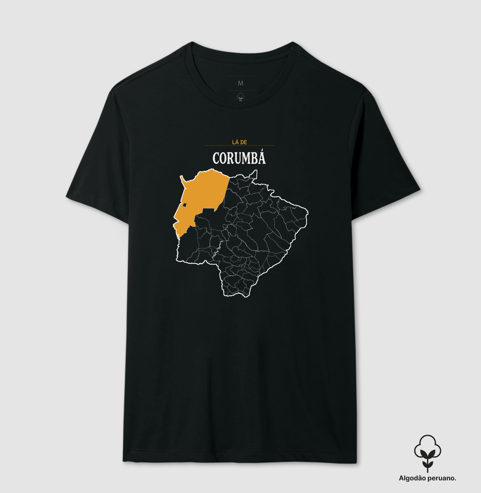 Corumbá | Território MS - Camiseta Algodão Peruano