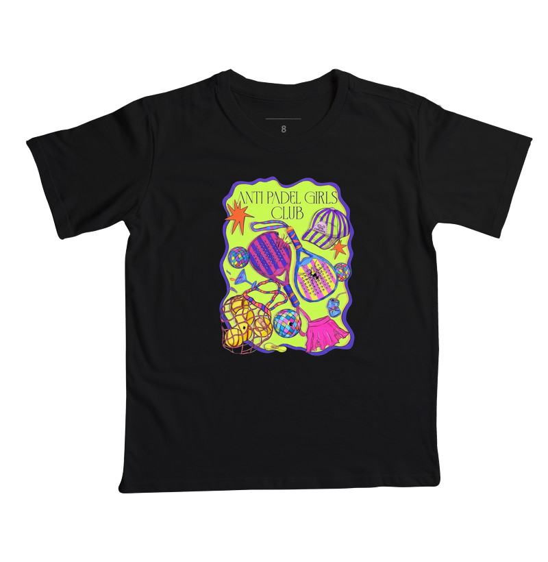 Camiseta Feminina Anti Padel Girls Club Retrô