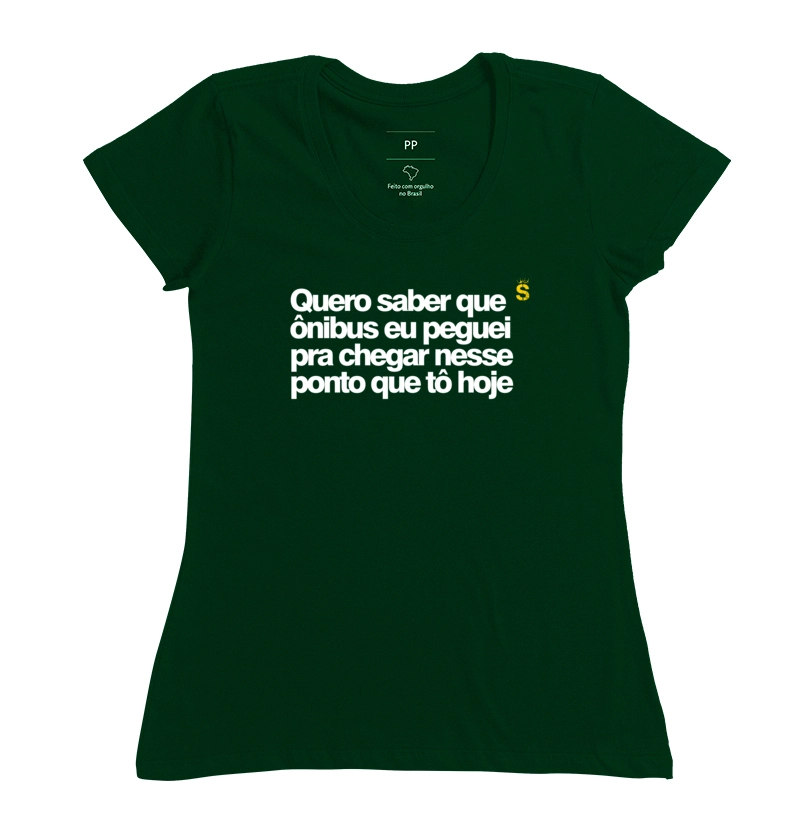 Quero saber que ônibus eu peguei pra chegar nesse ponto