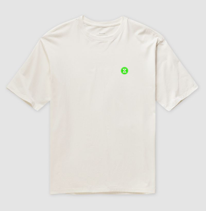 Camiseta Oversized Off-White ou Preta – Brasão DupleXP [OVERSIZED]