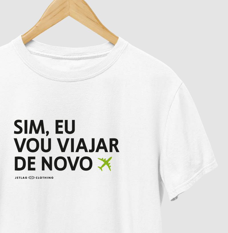 Sim, eu vou viajar de novo
