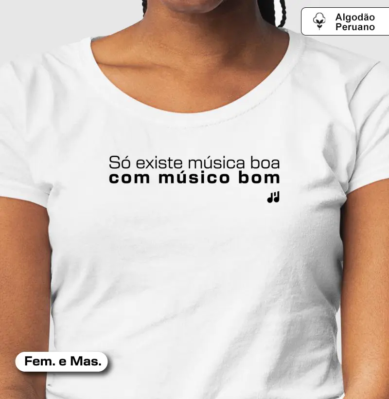 Só existe música boa com músico bom