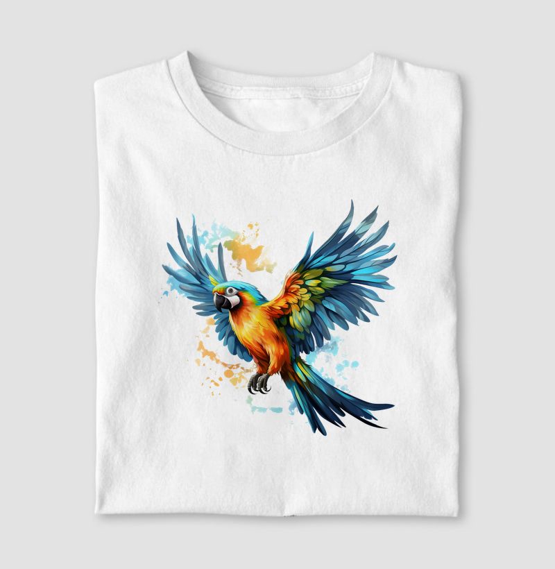 Arara Splash Aquarela