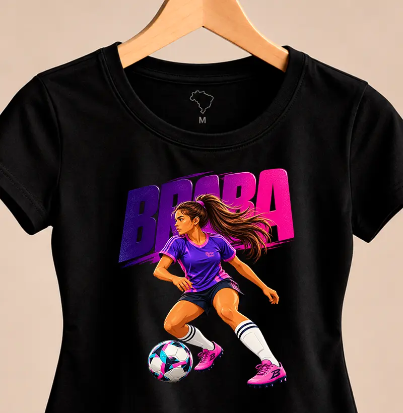 Baby Look Braba Jogando