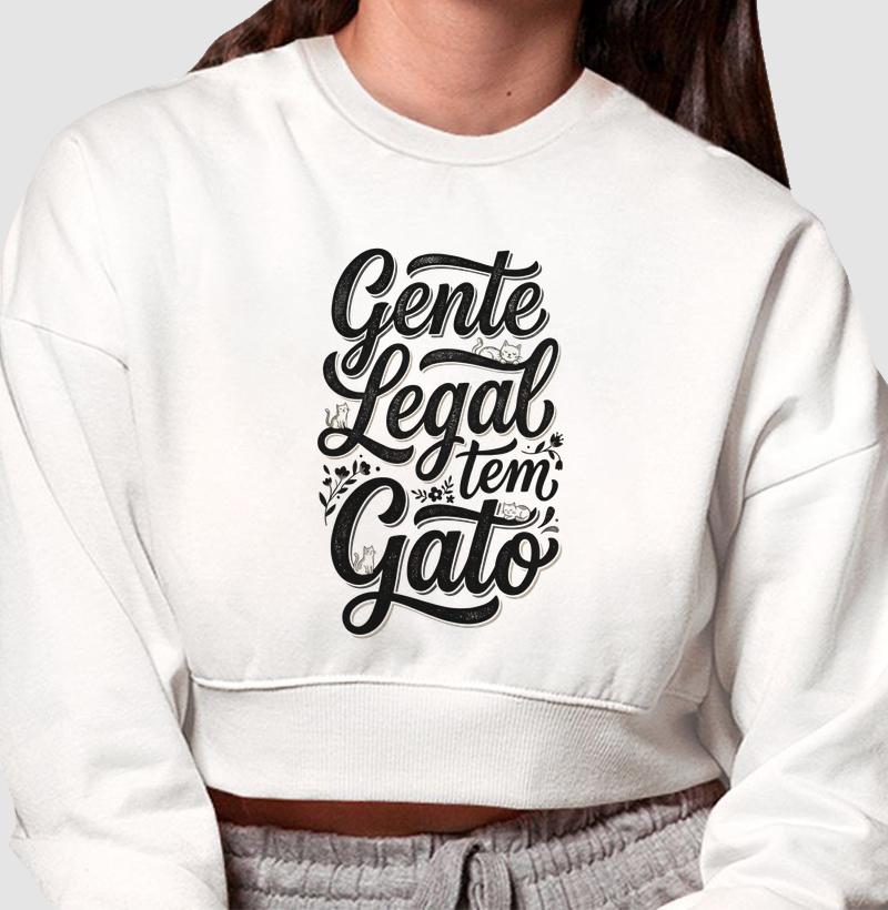 Gente legal tem gato