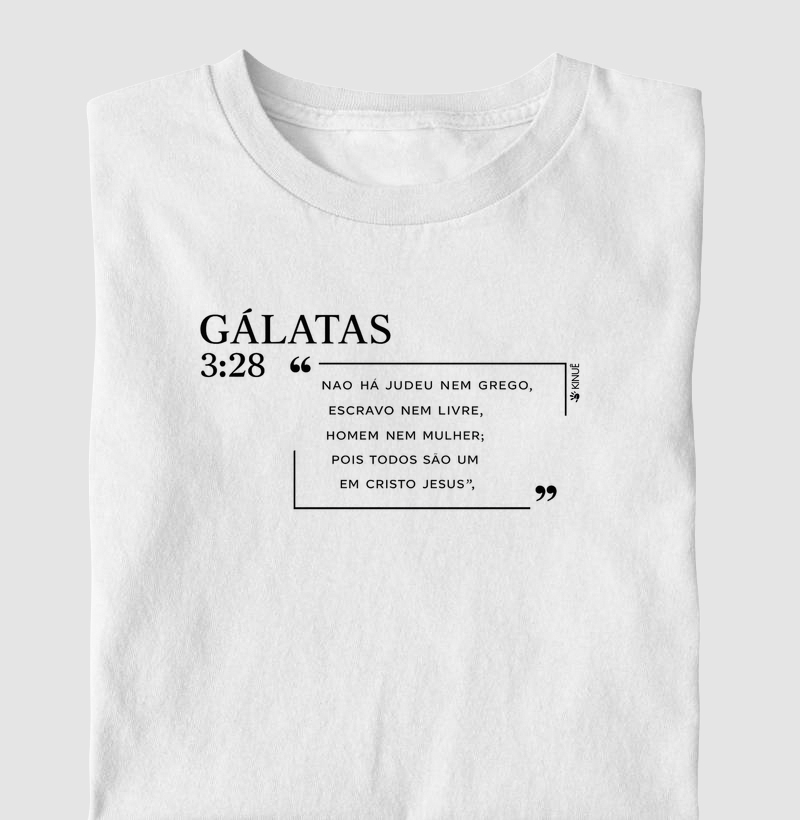 Todos são um - Galatas 3:28 - Versículos inclusivos 