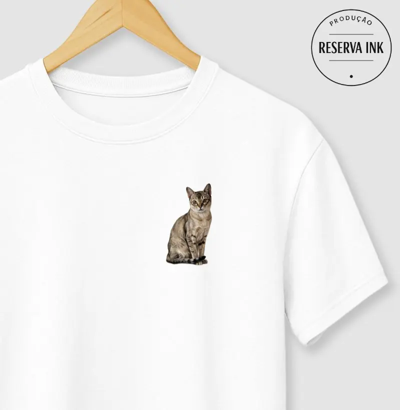 Gato Singapura Minimalista