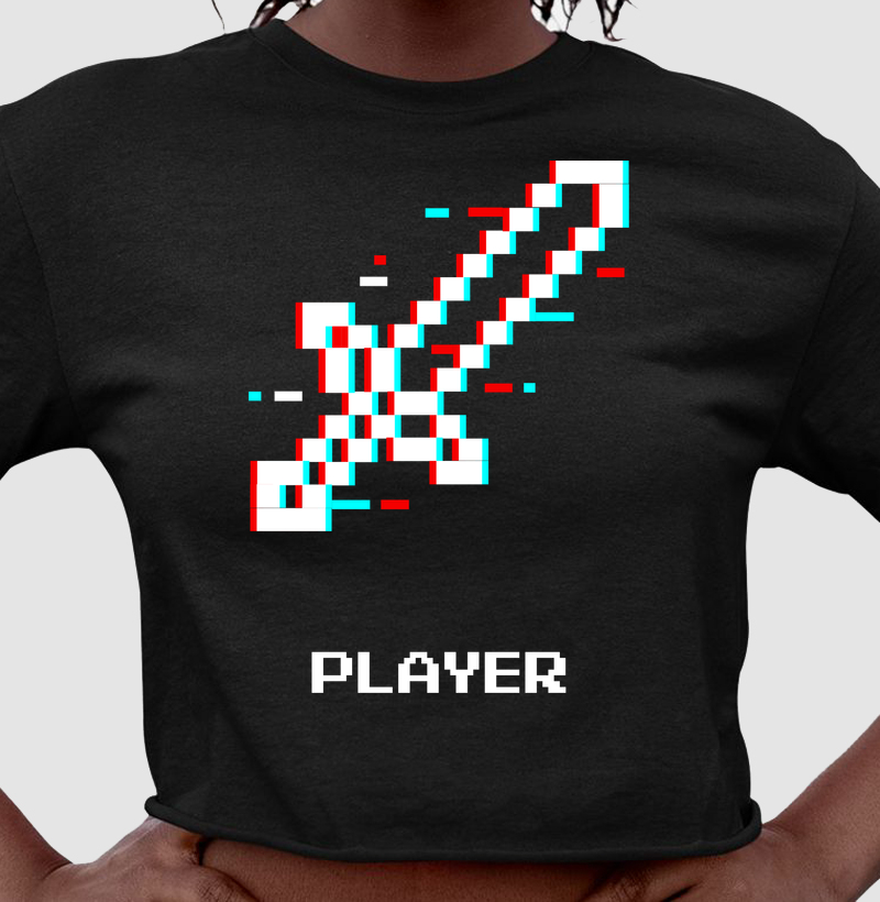 PIXEL SWORD PLAYER – Think Tee