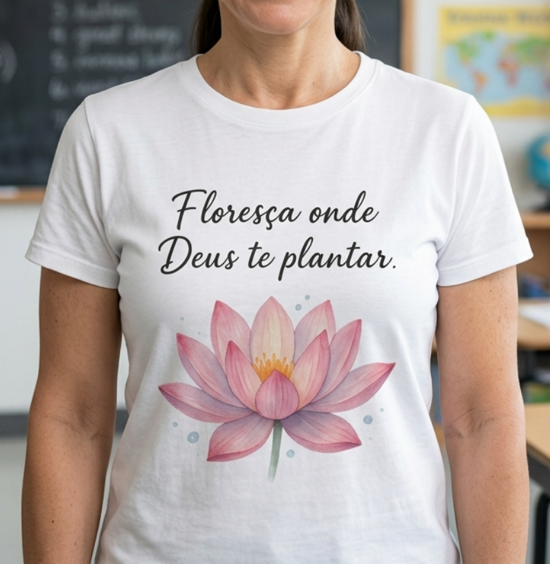 Flor de Lótus – Floresça onde Deus te plantar 