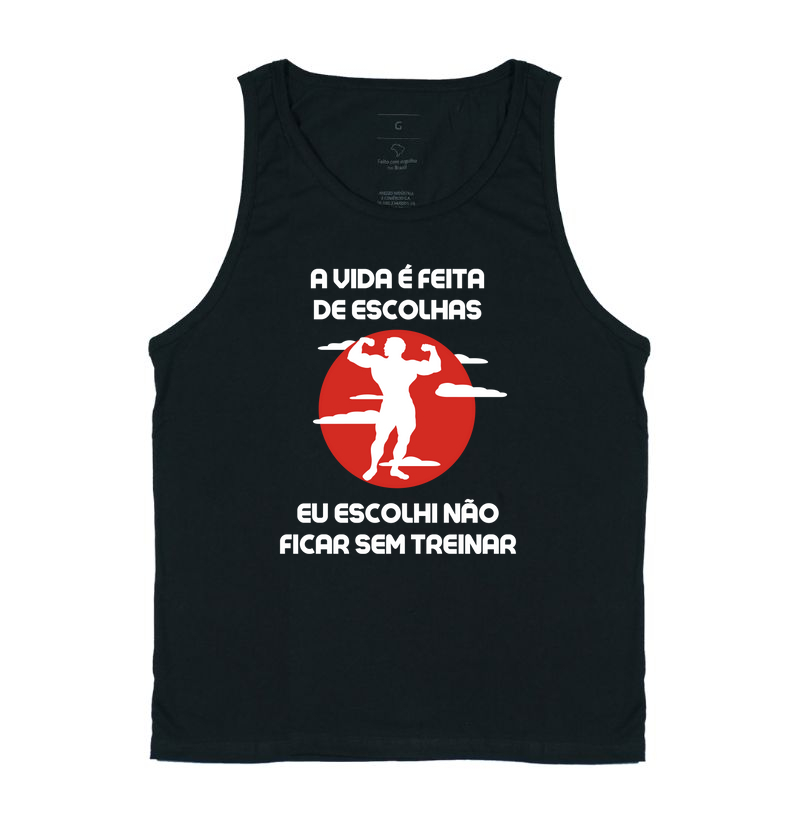 A vida é feita de escolhas, eu escolhi não ficar sem treinar