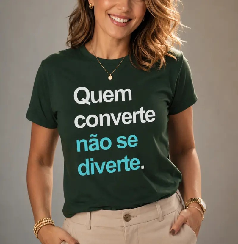 Quem converte não se diverte